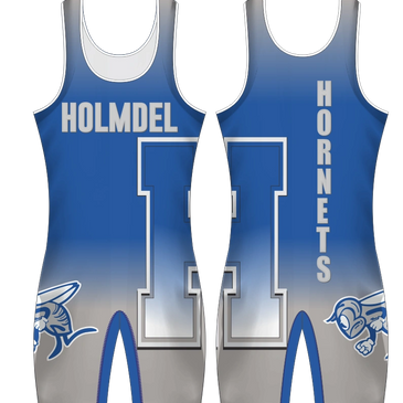 HOLMDEL HORNETS Blue Sublimated Hoodie HOLMDEL HORNETS Blue Sublimated Hoodie