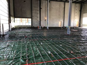 Warehouse concrete floor reinforcement 
