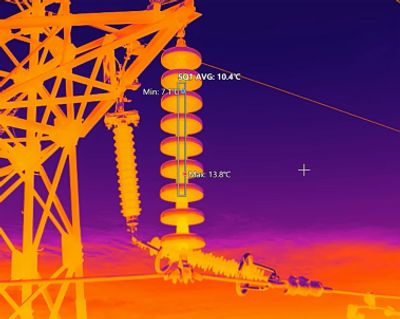 Drone thermal electrical inspections 