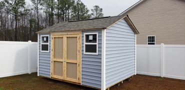 Shed with Vinyl Siding