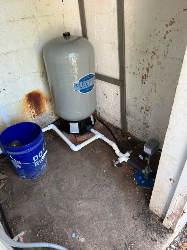 Replaced rusted steel tank w/ Fiberglass Psi Tank