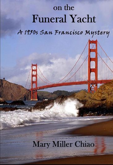 Book cover of a 1950s San Francisco mystery featuring the Golden Gate Bridge.