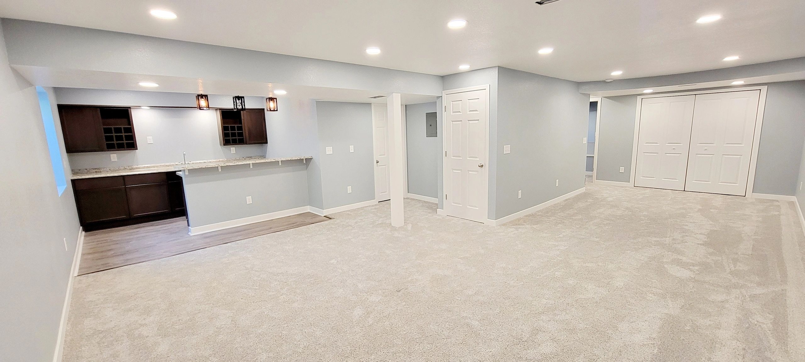 Featured: A recently completed, custom basement project, in Frederick, Colorado! 