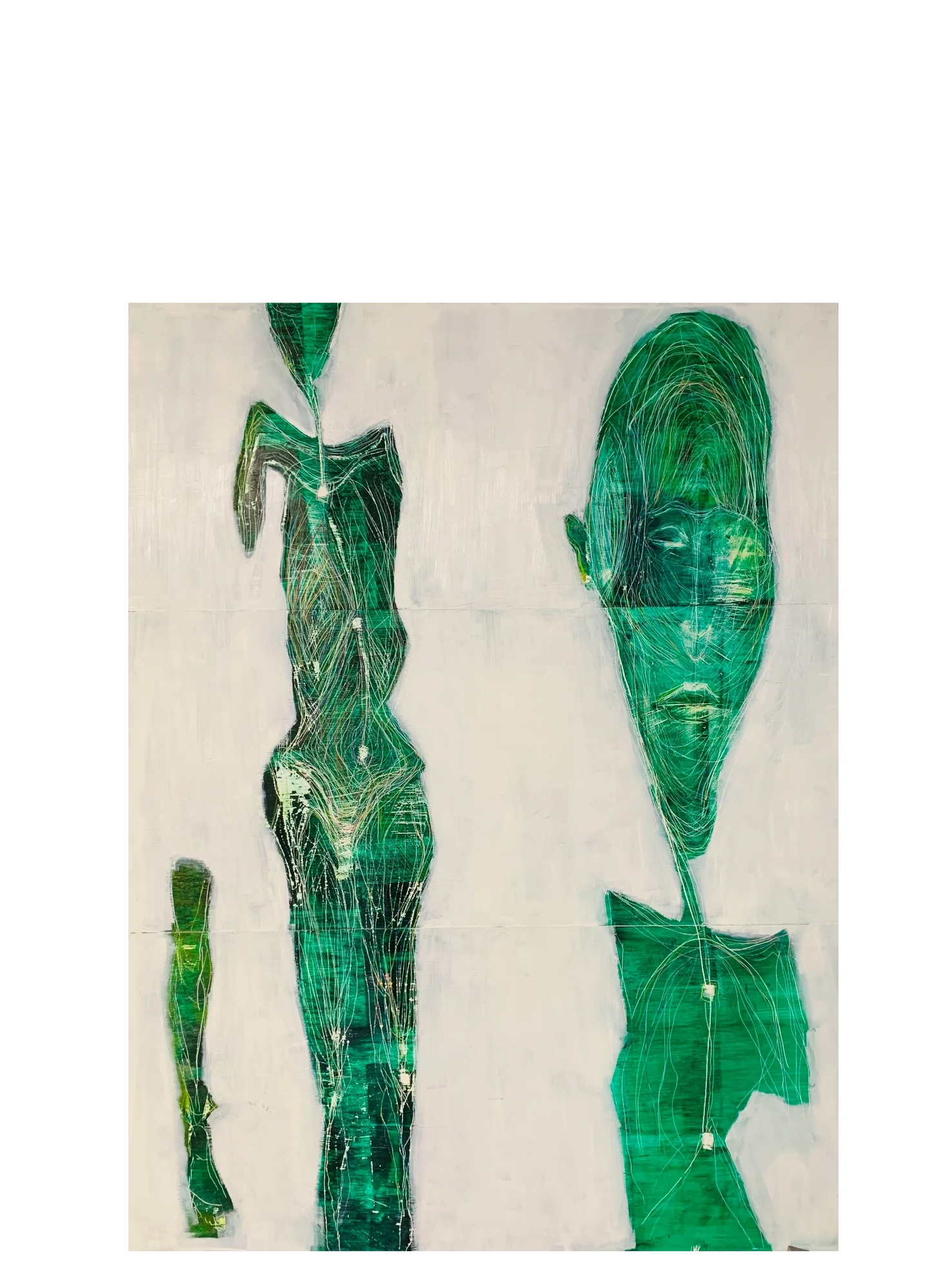 Oil on HDF l200 x 170 cm