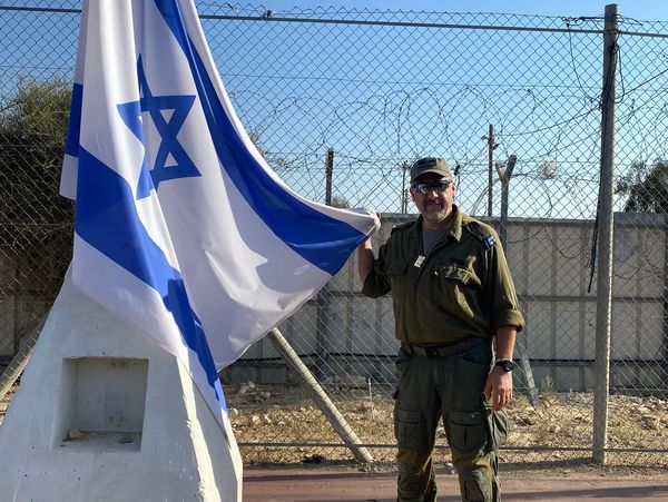 Executive Director Benjamin Ferdinand during volunteer duty with the IDF/SAR-EL, June 2024.