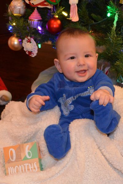 Infant at Children's Creative Corner daycare being happy in Lisle, Illinois