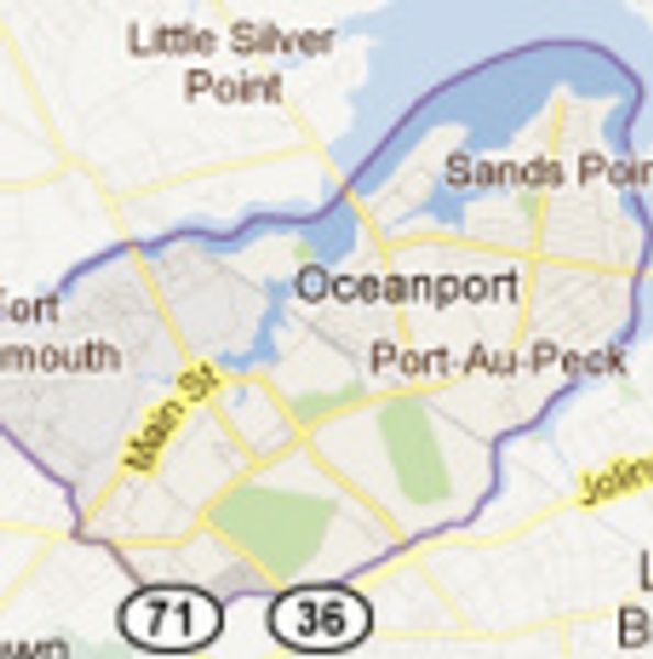 The Borough Limits of Oceanport, NJ 