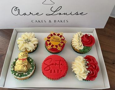 Christmas cupcakes