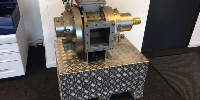 Lamella Pump installed in food processing facility