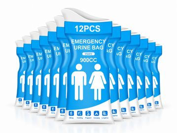 Emergency urine bags for men and women, 12 pack.