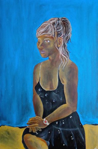 Painting by Ema de Lanerolle