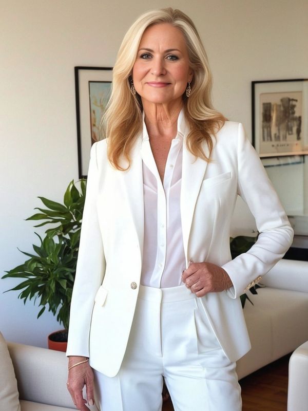 Professional White Outfit