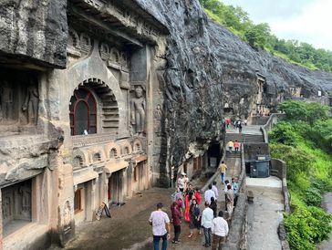 Ajanta View Point in Maharashtra, scenic overlook of UNESCO-listed caves with Tour My Choice tours.