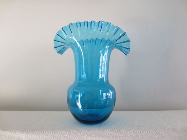 Vintage Fan Vase