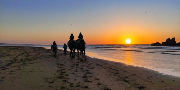 Sunset at Essaouira Beach