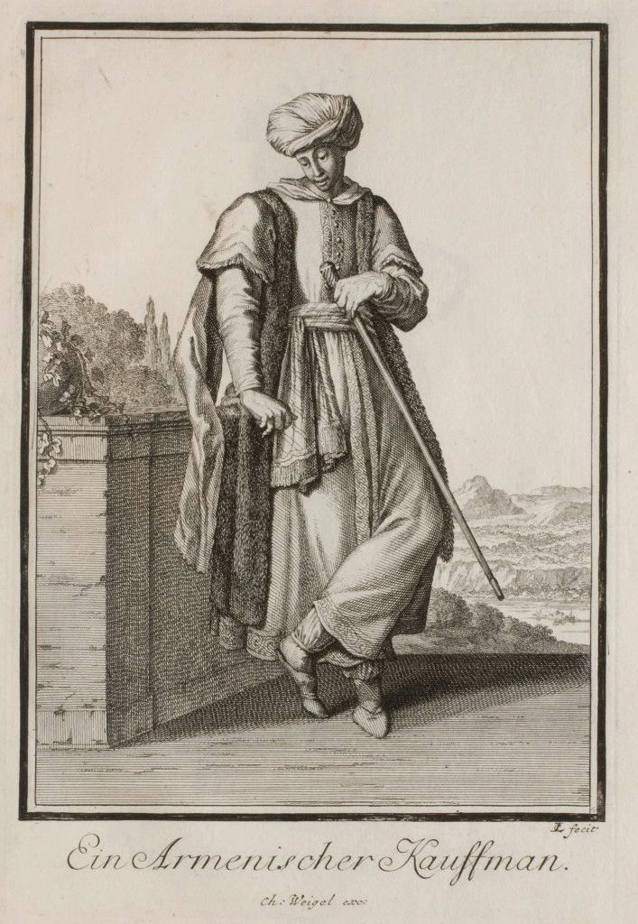 Depiction of a 17th-century Armenian merchant