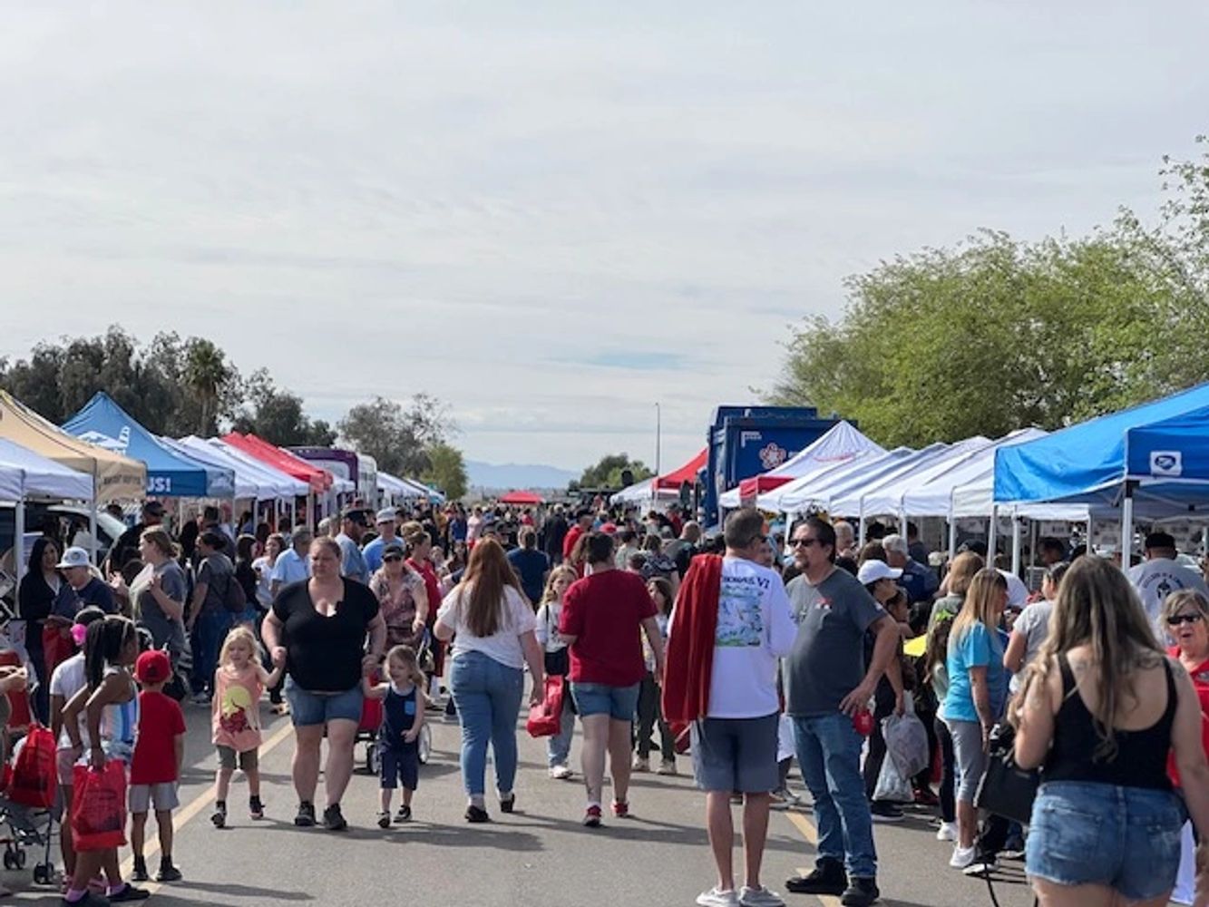 Annual Kidsfest Event.   with over 100 vendors. 