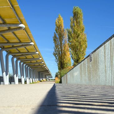 Brücke mit Geländer