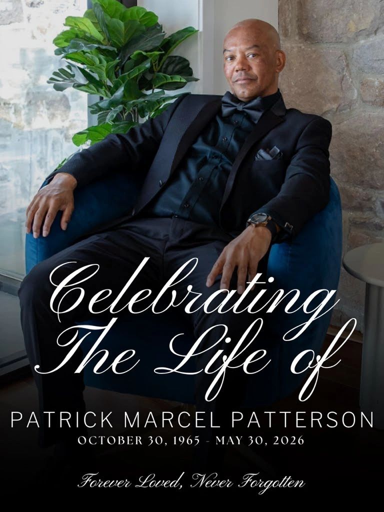 Memorial tribute to Patrick Marcel Patterson, celebrating his life and legacy.