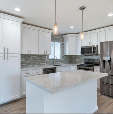 Kitchen and bathe renovations.
