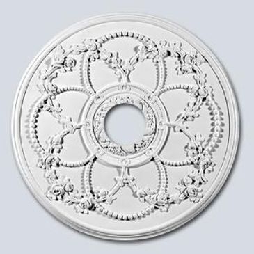 Plaster moulding, crown moulding, medallion, decorative medallion, traditional 