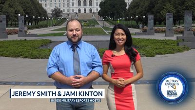 Inside Military Esports hosts Jeremy Smith and Jami Kinton