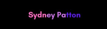 Sydney Patton