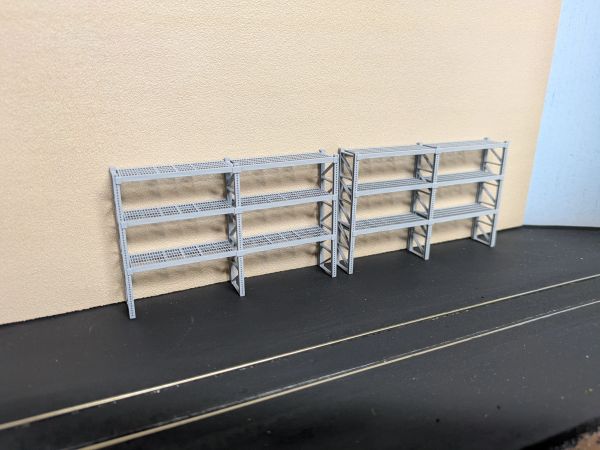 Ho Scale Pallet Racking HO Scale Pallet Racking, set of 2.