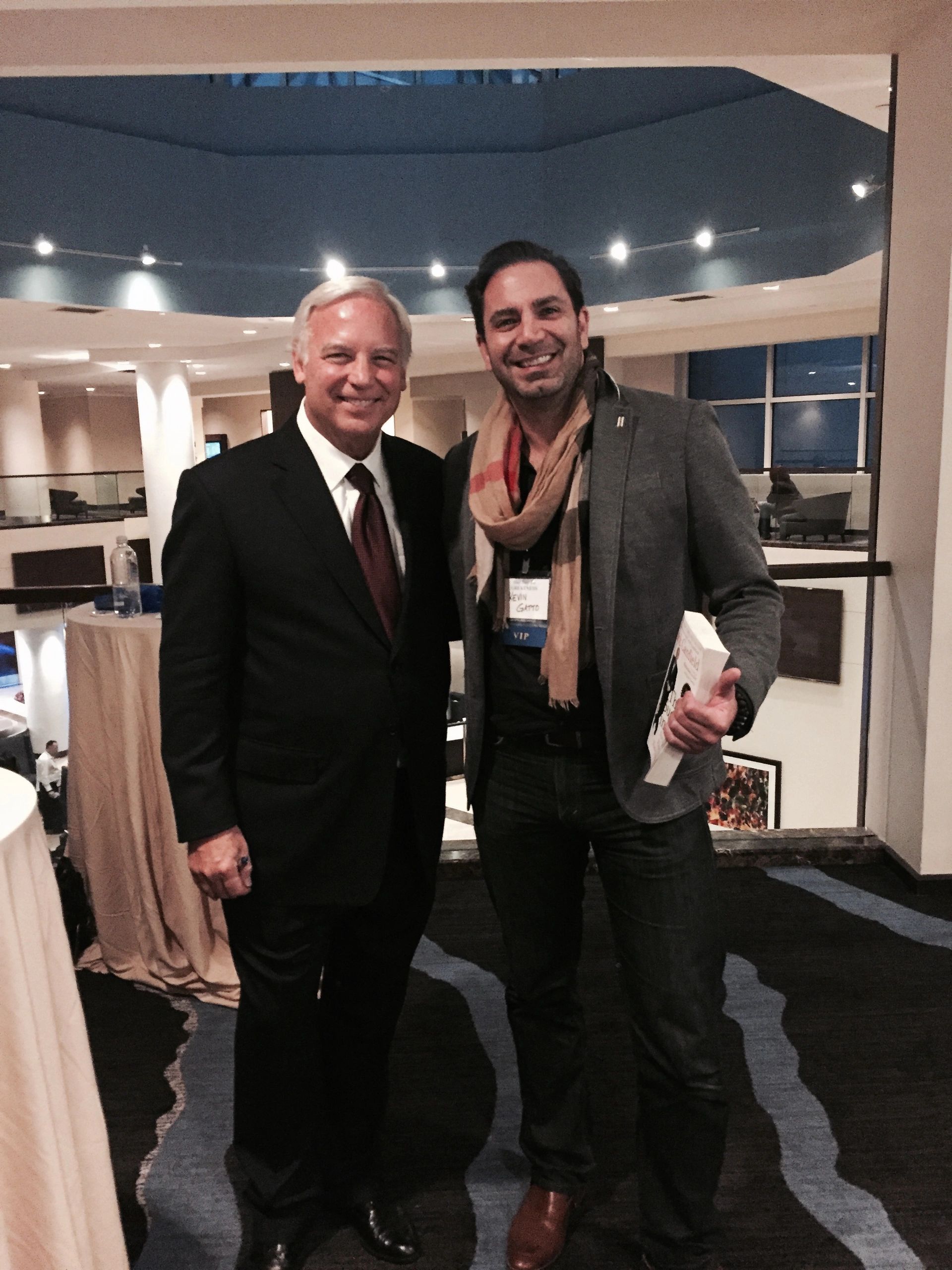 Kevin Gatto with author and motivational speaker Jack Canfield