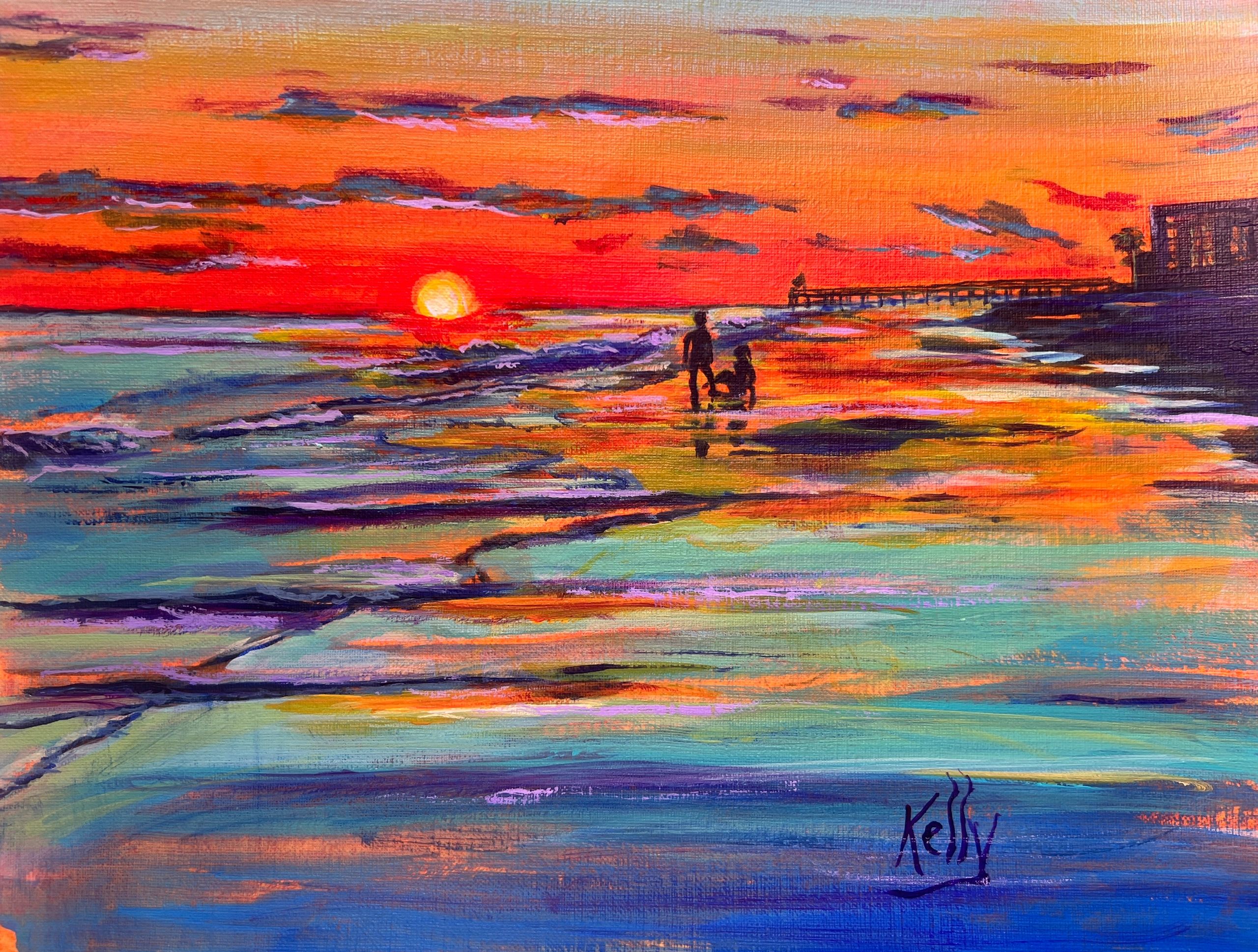 “Sunset Beach Reflections”
AVAILABLE $250 9x12 Canva Matted to 11x14