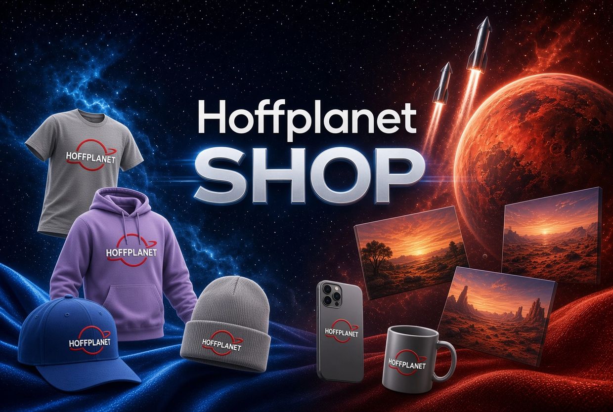 Hoffplanet Shop - Shopify Store with merch and canvas art