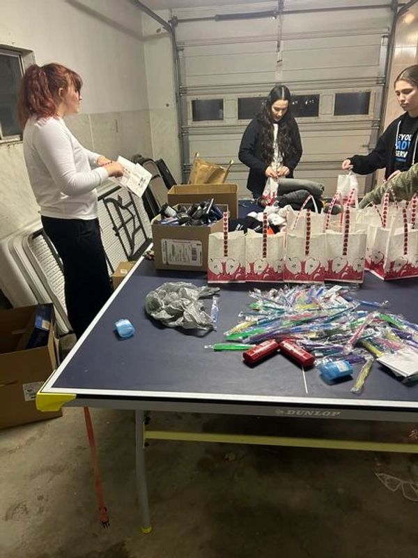 Ohio State Lima Circle K Gift Bags for Homeless