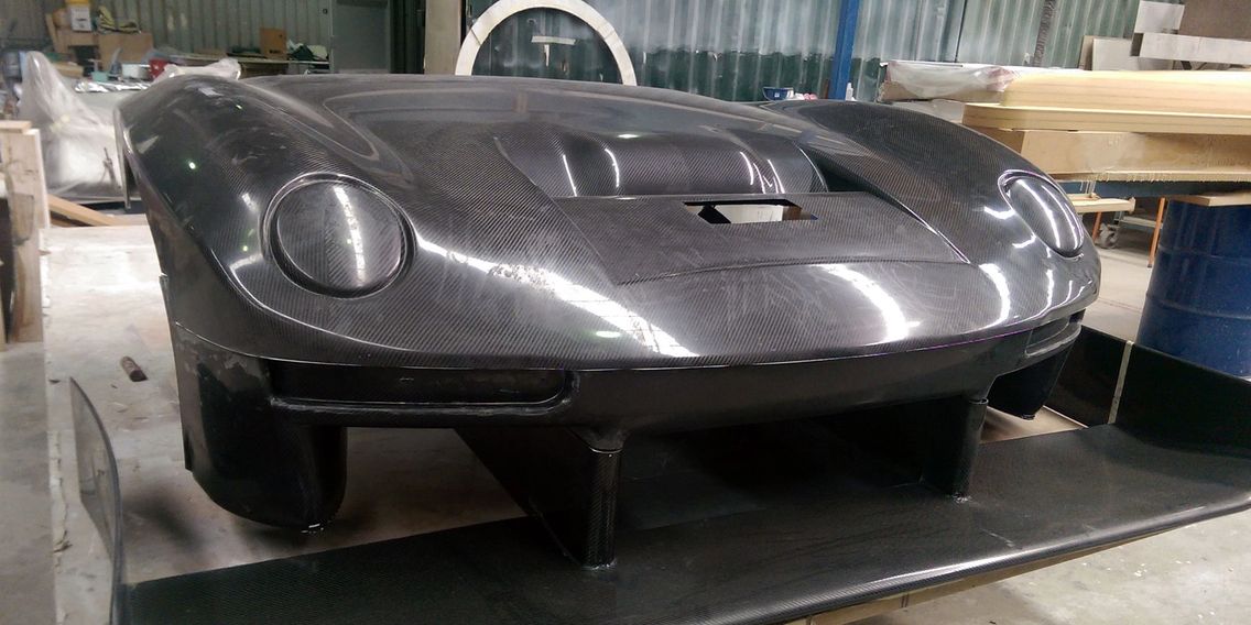 Carbon Fibre racing car 