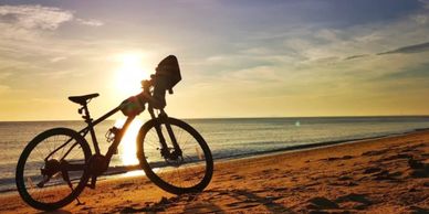Bicycle at the beach