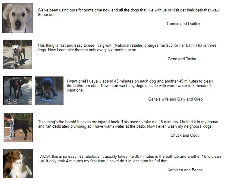 Dog bath reviews