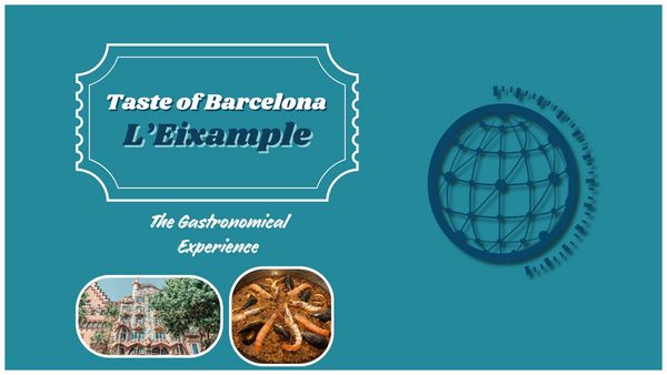 Taste of Barcelona L'Eixample gastronomical experience with architecture and seafood dishes.