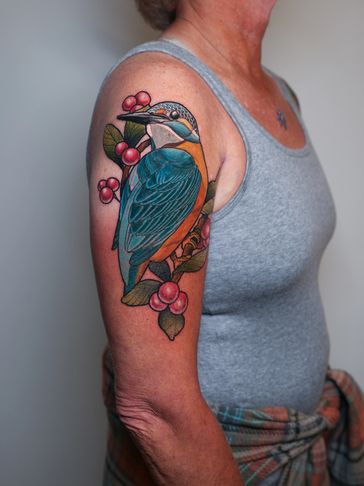 neo-traditional tattoo 