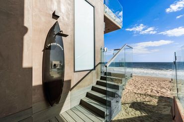 custom surfboard shower