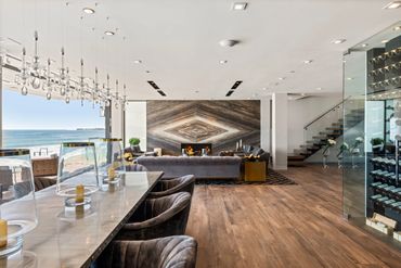 great room and dining room