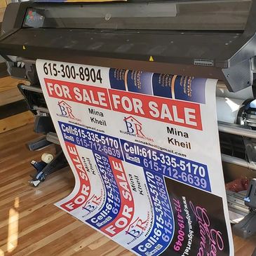 Large format printing inhouse