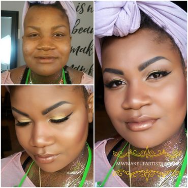 MW Makeup Artistry Fort Myers Florida. Wedding Makeup Artist Michelle Weaver  makeup for black women
