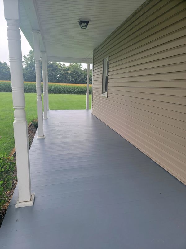 Porch Floor Painted