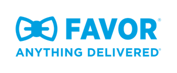 Favor logo with tagline anything delivered.