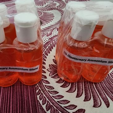 Quartenary ammonium silane