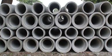 An Image of RCC Hume Pipes at Arihant Prefab Private Limited.