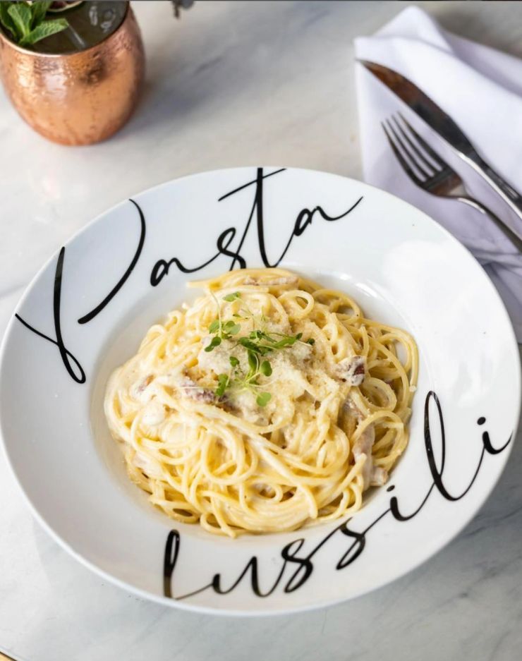 Plato de pasta en Santo Domingo