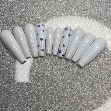 Press-on nails made customizable. Prices may vary by design, add-ons, or accessories 