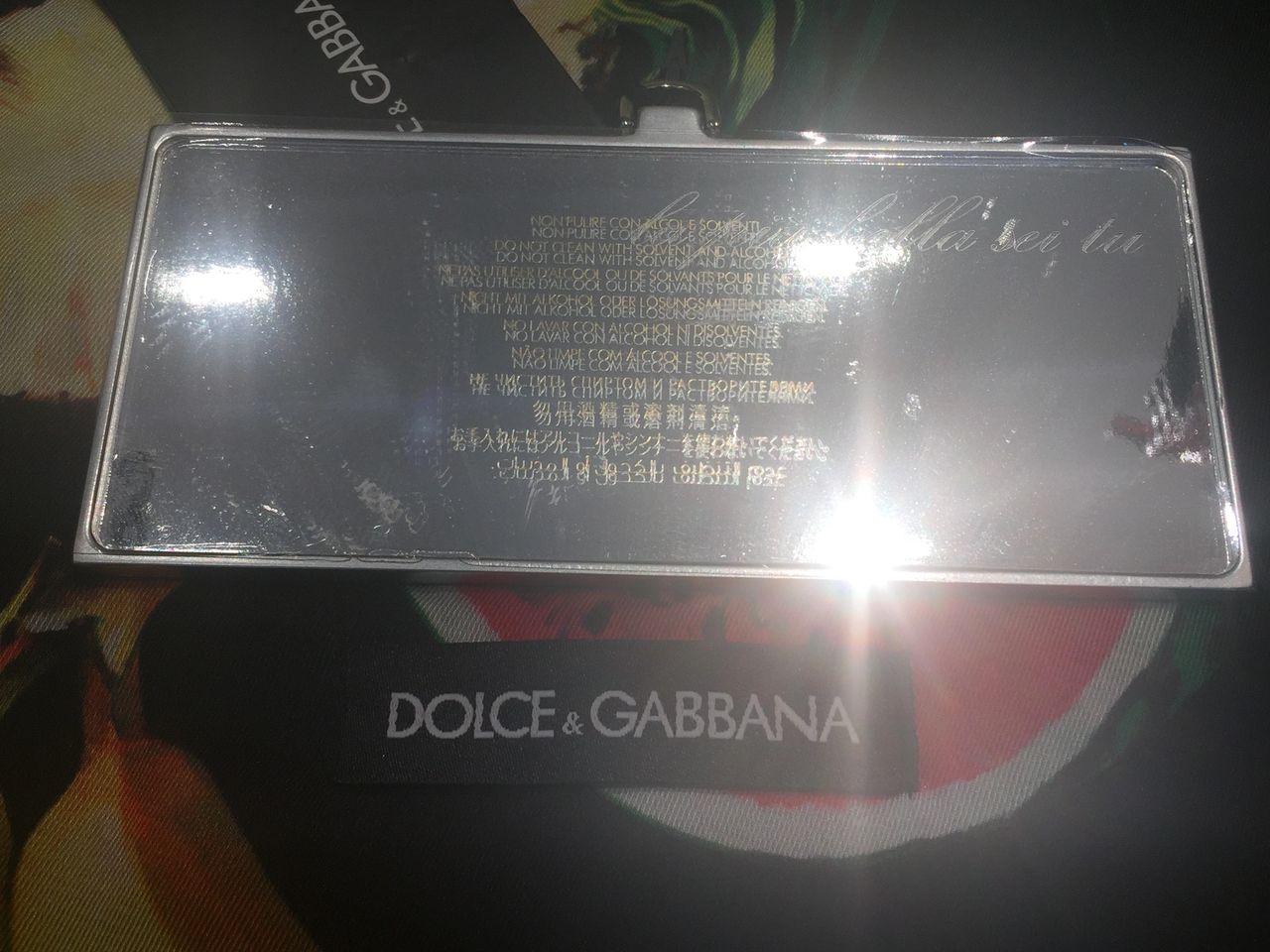 A mirror from authentic DOLCE & GABBANA Limited Edition bag