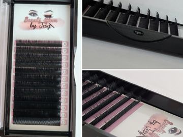 Individual lash strands for each natural lash. The ratio is 1:1.