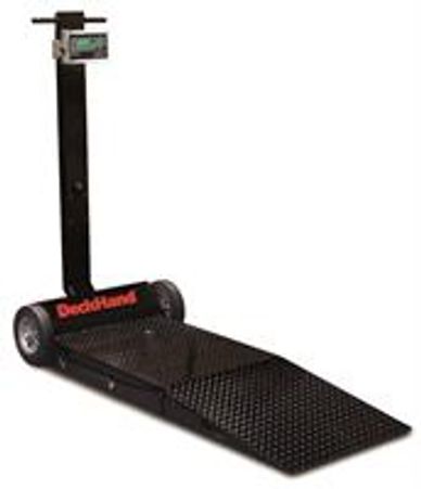 Rice Lake Deck Hand Portable Scale, Drum Scale, Portable Weighing Scale with Ramp.